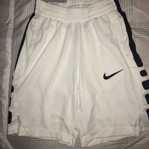 White Nike Basketball Shorts (Boy or Girl)